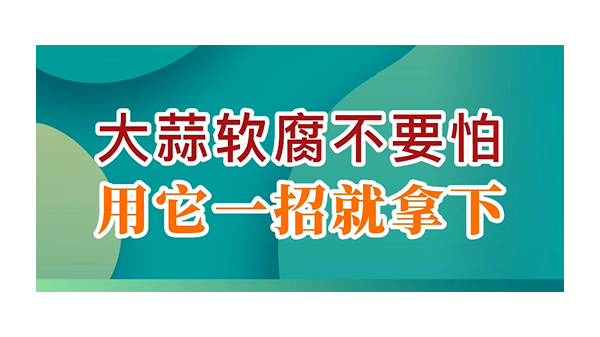 大蒜軟腐不要怕，用它一招就拿下 (811播放)